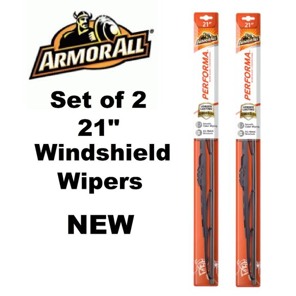 New 21" Windshield wipers SET OF 2 All Metal Structure $20 for Both Brand new in - Picture 1 of 9